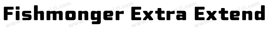 Fishmonger Extra Extended Bold字体转换